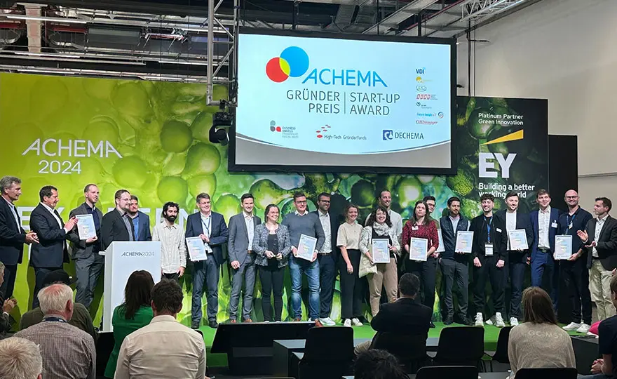 ACHEMA 2024 创业奖决赛入围者登台演出